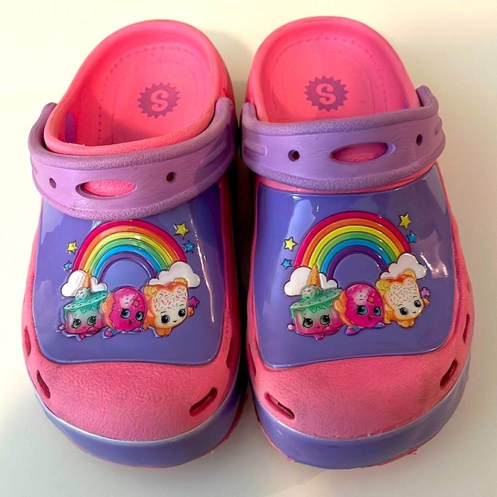 Girls Shopkins Light Up Clogs
